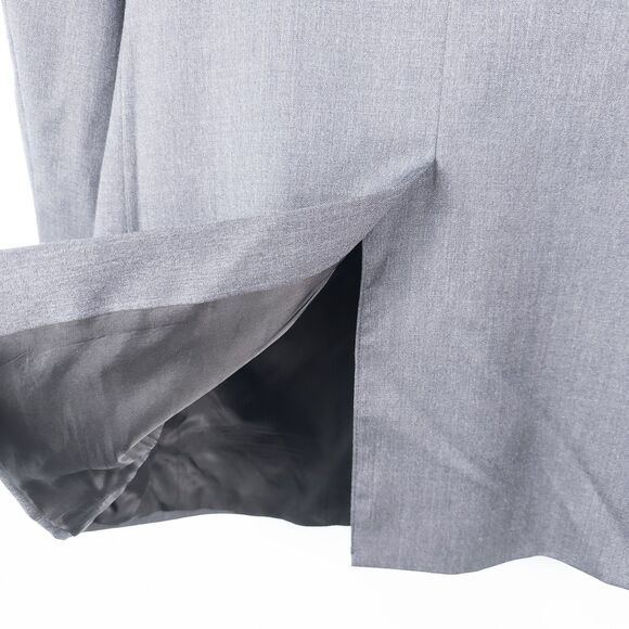 Banana Republic 100% Wool Three Button Blazer Jacket Mens 42R Charcoal Gray - Picture 10 of 16